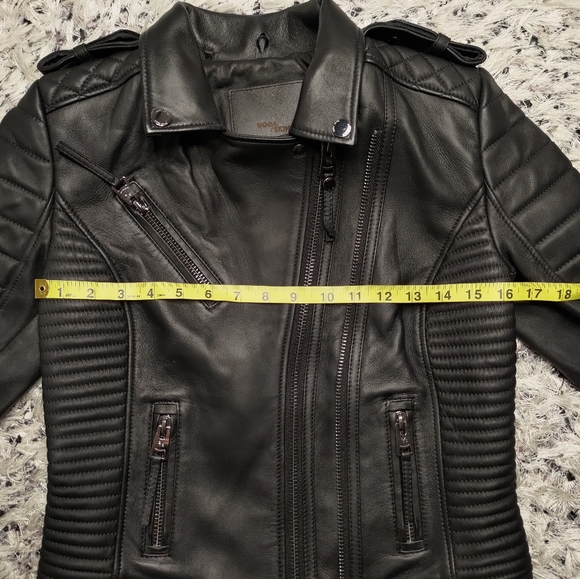 NWOT Kay Michaels: Union Jack Leather Jacket unisex - Picture 8 of 13